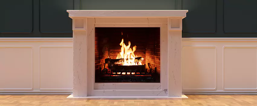 Open Flame Wood-Burning Fireplace Installation Services in Catonsville, Maryland