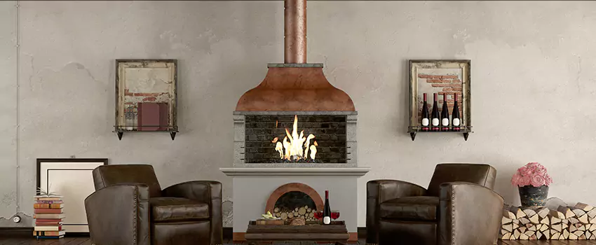 Thelin Hearth Products Providence Pellet Insert Fireplace Installation in Catonsville, MD