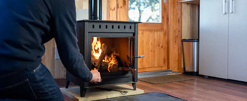 Open Hearth Wood Fireplace Installation in Catonsville, MD