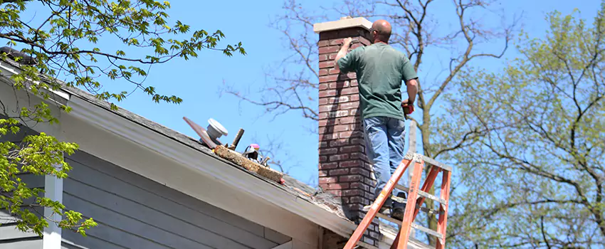 Vinyl and PVC Chimney Flashing Installation in Catonsville, MD