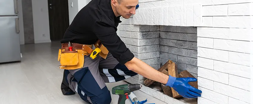 Fireplace Damaged Damper Frame Repair Services in Catonsville, Maryland