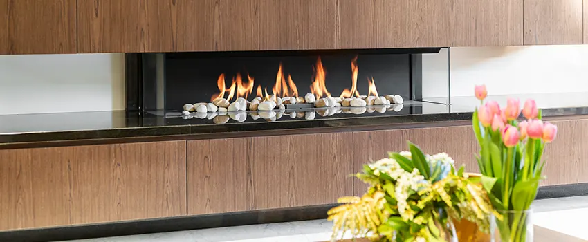 Double-height Fireplace Design Refurbishment in Catonsville, Maryland